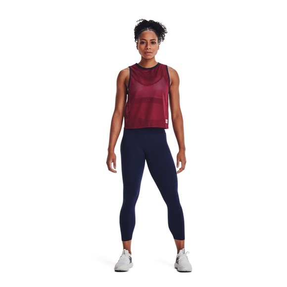 UNDER ARMOUR Women's UA Playback Retro Mesh Tank TOP - Picture 3 of 7